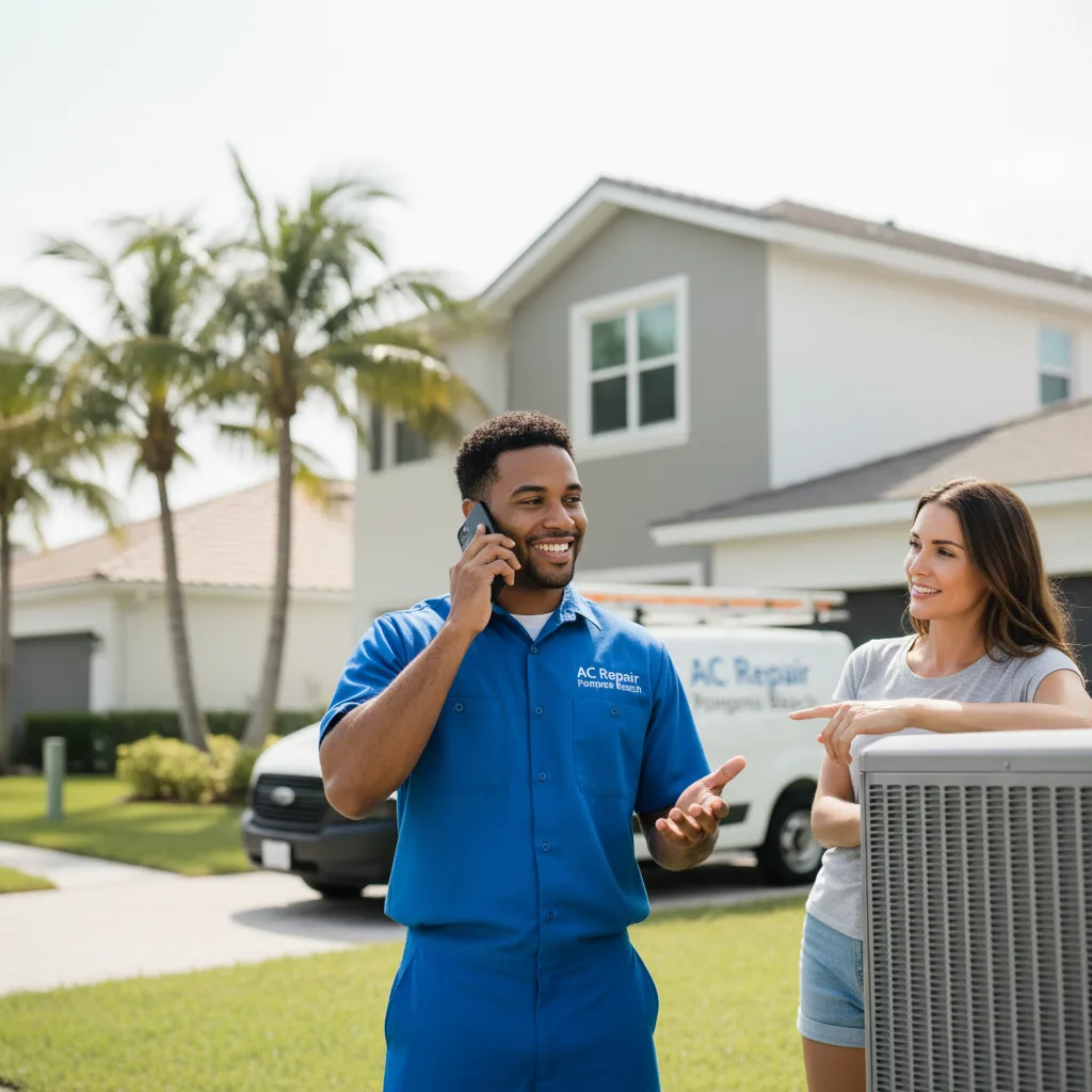 AC Repair Pompano Beach customer support in California